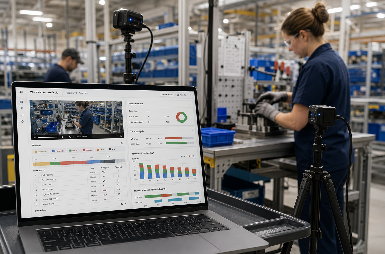 AI Workstation Analysis and Method Study Software | FutureReady Factory